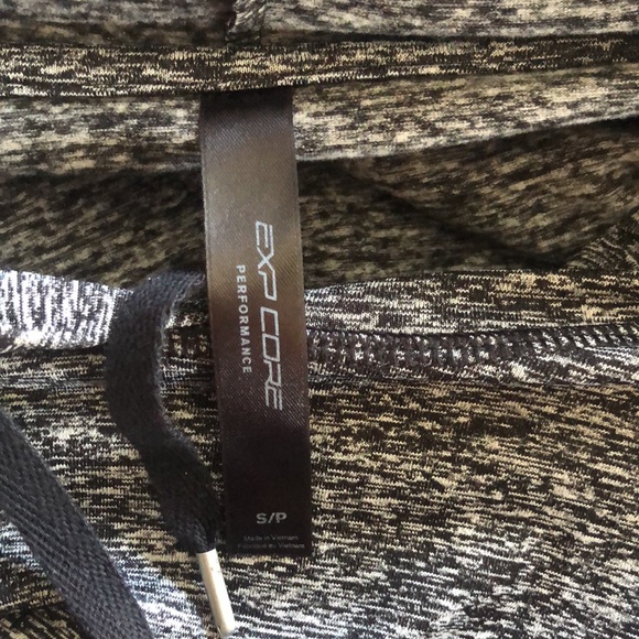 Express Core Performance ExpCore Gray Full Zip Athletic Track Jacket Women's S - Picture 3 of 3